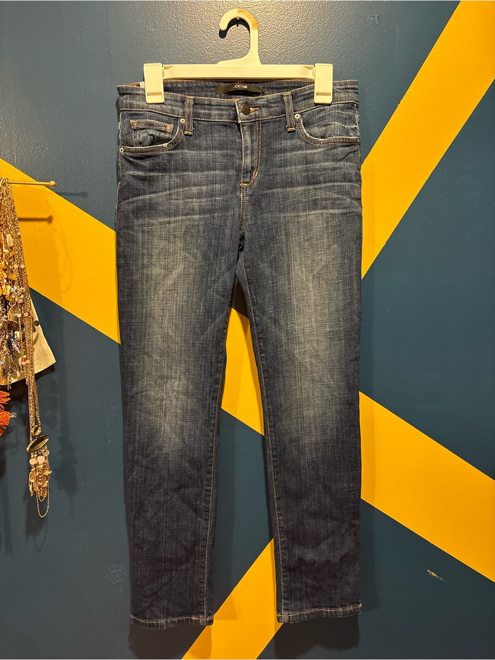 Joe's Jeans Dark Wash Mid-Rise Skinny Jeans EUC